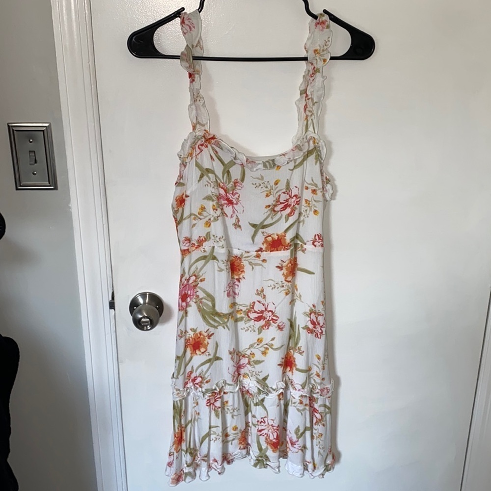 Boutique floral sundress - like new!
